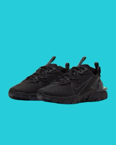 NIKE NIKE REACT VISION BLACK MEN'S SNEAKERS SHOES, 10 SIZES (8-13 US), FREE SHIPPING
