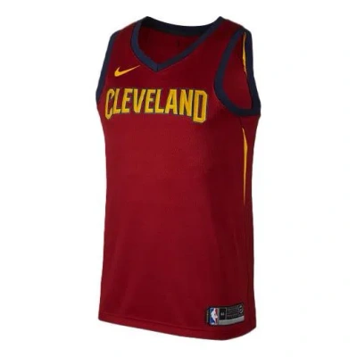 NIKE Nike Retro Basketball Vest SW Fan Edition Cleveland Cavaliers Red Wine red