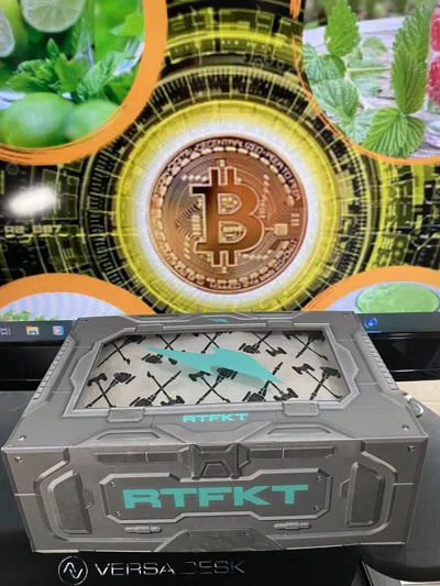 NIKE NIKE RTFKT X DUNK GENESIS CLONE X SIZE 11 BLACK/RED IN BOX