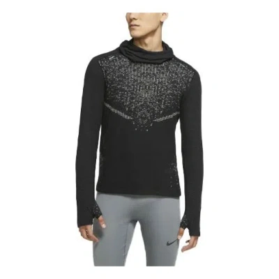 NIKE Nike Run Division Wooldorado Wool Solid Color Sports Running Black