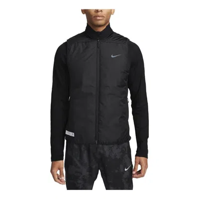 NIKE Nike Running Division Aerolayer Therma-Fit Vest 'Black'