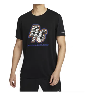 NIKE Nike Running Energy Rise 365 Dri-Fit Short Sleeve Running Top 'Black'