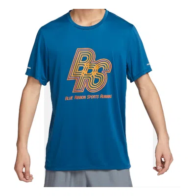 NIKE Nike Running Energy Rise 365 Dri-FIT Short-Sleeve Top 'Court Blue Orange'