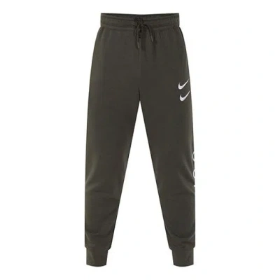 NIKE Nike Running Gym Basketball Soccer/Football Breathable Sports Pants Long Pants Dark brown