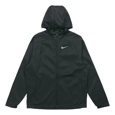 NIKE Nike Running Quick Dry Sports Hooded Jacket Black