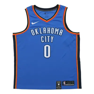 NIKE Nike Russell Westbrook Oklahoma City Thunder Swingman Jersey Mens Blue