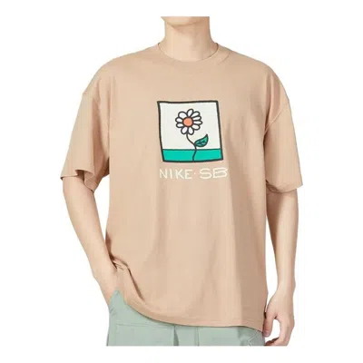 NIKE Nike SB Floral T-Shirt 'Khaki'