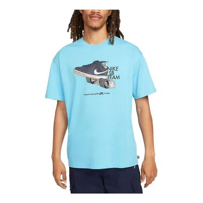 NIKE Nike SB Skateboarding T-shirt 'Ocean Blue'
