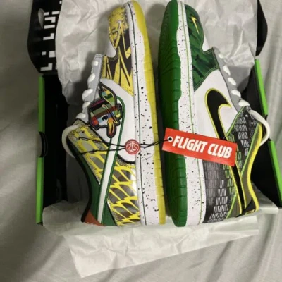 NIKE SIZE 12 - NIKE DUNK PE LOW WHAT THE...DUCK - UNIVERSITY OF OREGON AWAY