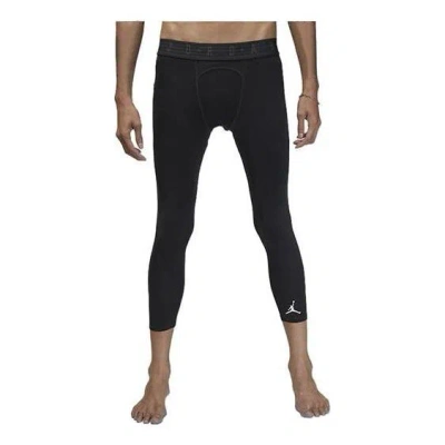 NIKE Nike Solid Color Alphabet Sports Pants Men's Black
