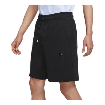 NIKE Nike Solid Color Lacing Straight Shorts Black