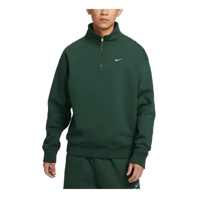 NIKE Nike Solo Swoosh 1/4 Zip Sweatshirt (Asia Sizing) 'Green'