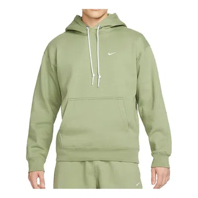 NIKE Nike Solo Swoosh Fleece Hoodie 'Green'