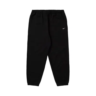 NIKE NIKE SOLO SWOOSH FLEECE PANTS 'BLACK'