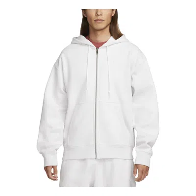 NIKE Nike Solo Swoosh Full-Zip Hoodie 'White'