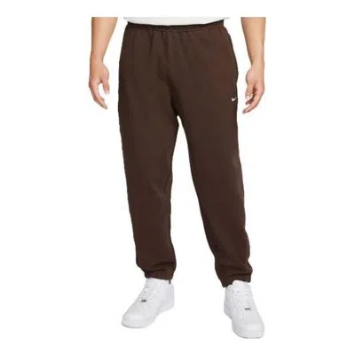 NIKE Nike Solo Swoosh Sweatpants 'Brown'