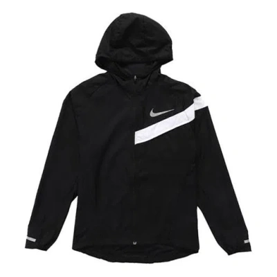 NIKE Nike Sports Training Quick Dry hooded Jacket Black