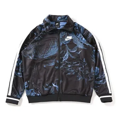 NIKE Nike Sports Wear Nsw Athleisure Casual Sports Printing Jacket Black