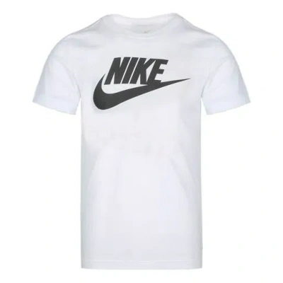 NIKE Nike Sportswear Alphabet Logo Printing Breathable Short Sleeve White
