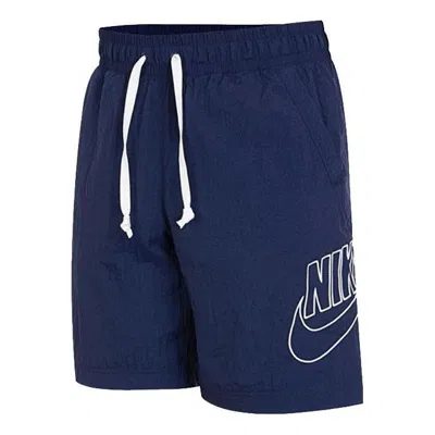 NIKE Nike Sportswear Alumni Logo Shorts 'Blue'