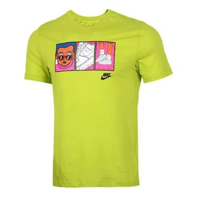 NIKE Nike Sportswear Applique T-Shirt 'Green'