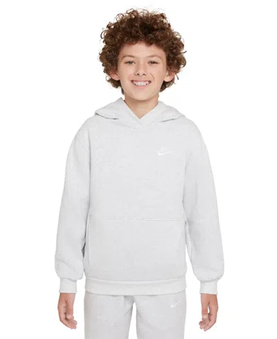 NIKE SPORTSWEAR BIG KIDS CLUB FLEECE PULLOVER HOODIE