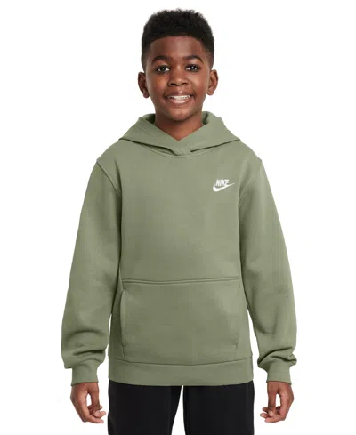 NIKE SPORTSWEAR BIG KIDS CLUB FLEECE PULLOVER HOODIE