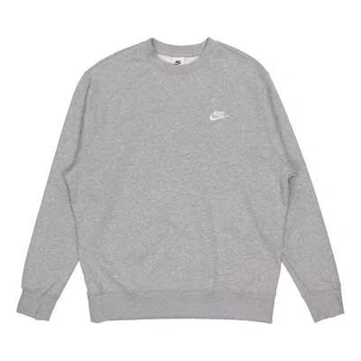 NIKE Nike Sportswear Club Casual Round Neck Pullover Gray