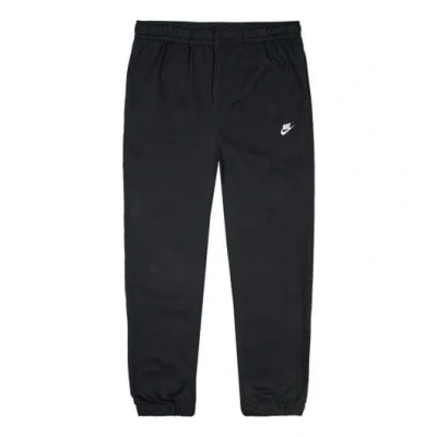 NIKE Nike Sportswear Club Fleece Printing Sports Trousers Black
