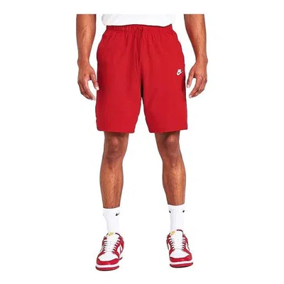 NIKE Nike Sportswear Club Fleece Running Shorts 'Red'
