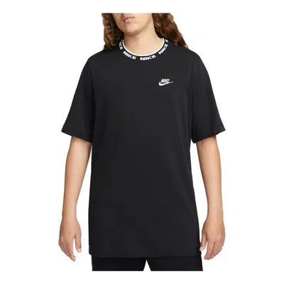 NIKE Nike Sportswear Club Short-Sleeve Top 'Black'
