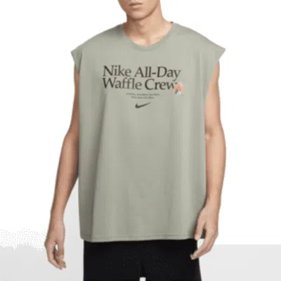 NIKE Nike Sportswear Club Sleeveless Top 'Olive Green'