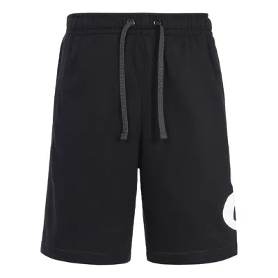 NIKE Nike Sportswear Contrasting Colors Logo Loose Lacing Casual Shorts Black