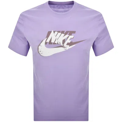 NIKE NIKE SPORTSWEAR FUTURA T SHIRT PURPLE