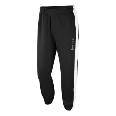 NIKE Nike Sportswear Jdi Embroidered Alphabet Contrasting Colors Fleece Knit Bundle Feet Sports Long Pant