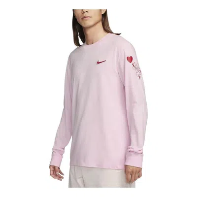 NIKE Nike Sportswear Long-Sleeve T-Shirt 'Pink'