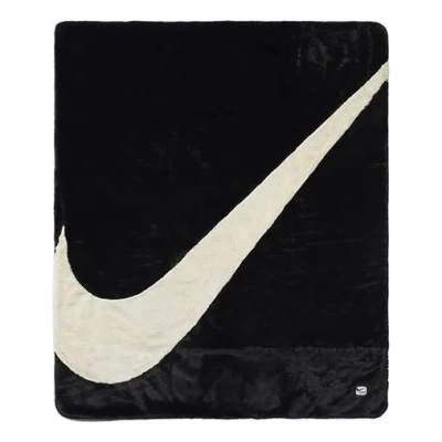 NIKE Nike Sportswear NSW Plush Faux Fur Blanket 'Black'