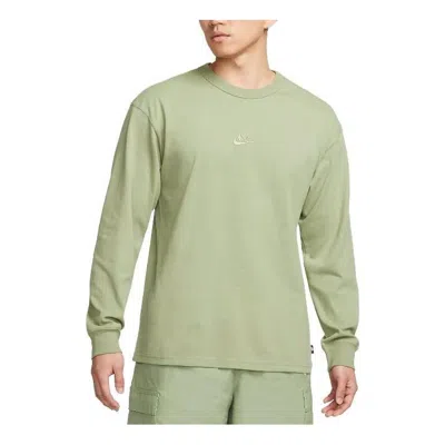 NIKE Nike Sportswear Premium Essentials Long Sleeve 'Green'