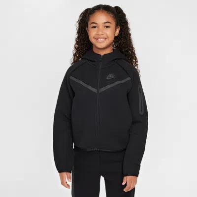 NIKE UNISEX  SPORTSWEAR TECH FLEECE GIRLS' FULL-ZIP HOODIE