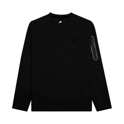 NIKE NIKE SPORTSWEAR TECH FLEECE CREW SWEATSHIRT 'BLACK'
