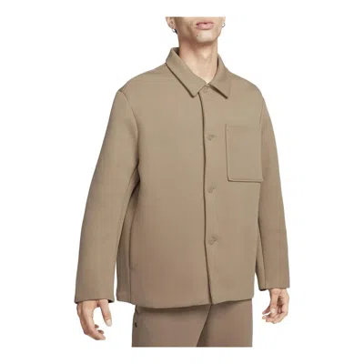 NIKE Nike Sportswear Tech Fleece Reimagined Wide Shirt Jacket 'Khaki'