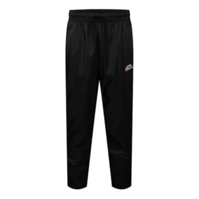 NIKE Nike Sportswear Windrunner elastic Drawstring Sports Long Pants 'Black'