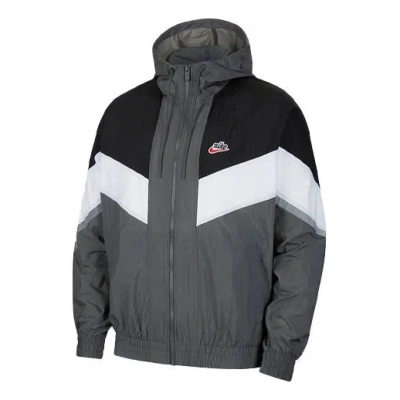 NIKE Nike Sportswear Windrunner+ Hooded Reflection Jacket Men Grey Gray