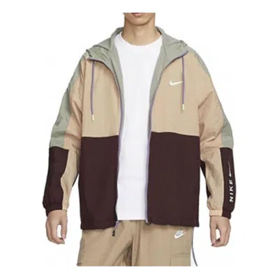 NIKE Nike Sportswear Woven Hooded Jacket Asia Sizing 'Hemp'