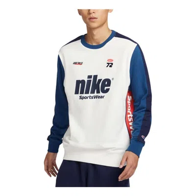 NIKE Nike Sportwear Club Crew-Neck Sweatshirt Asia Sizing 'Sail Blue'