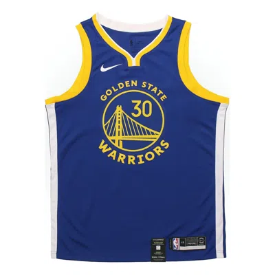 NIKE Nike Steph Curry Icon Edition Golden State Warriors Jersey Blue