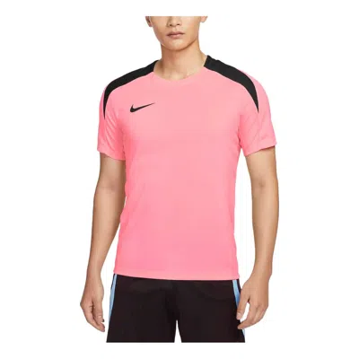 NIKE Nike Strike Dri-FIT Football T-shirt Asia Sizing 'Pink Black'
