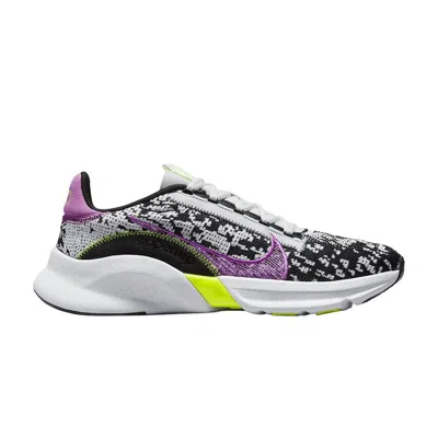 NIKE SUPERREP GO 3 NEXT NATURE FLYKNIT 'PLATINUM BLACK FUCHSIA'