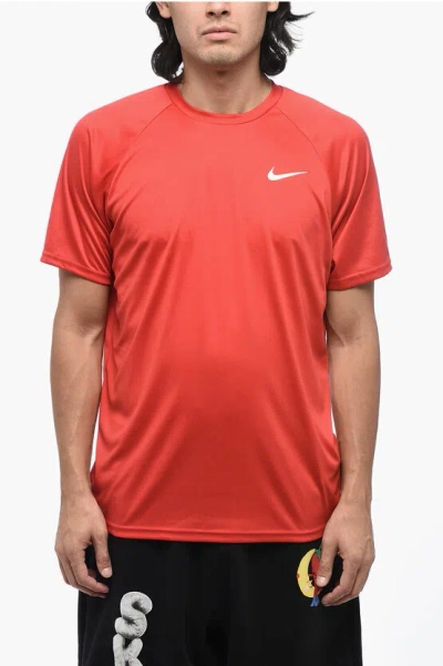 NIKE SWIM Solid-Color T-Shirt DRI-FIT with Printed Logo
