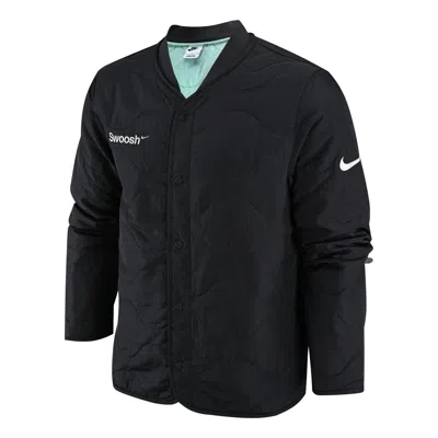 NIKE Nike Swoosh Logo Padded Jacket 'Black'